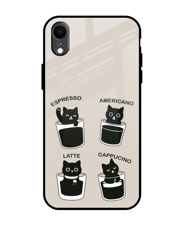 Shop Mews & Brews Premium Glass Cover for Apple iPhone XR-Front