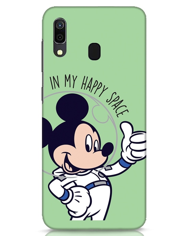 Shop Mickey Happy Space Designer Hard Cover for Samsung Galaxy A30-Front