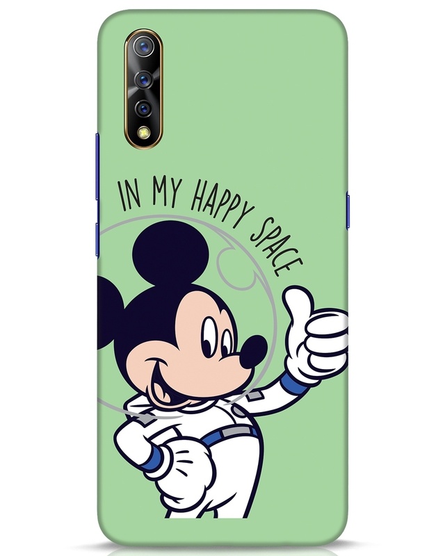 Shop Mickey Happy Space Designer Hard Cover for Vivo S1-Front