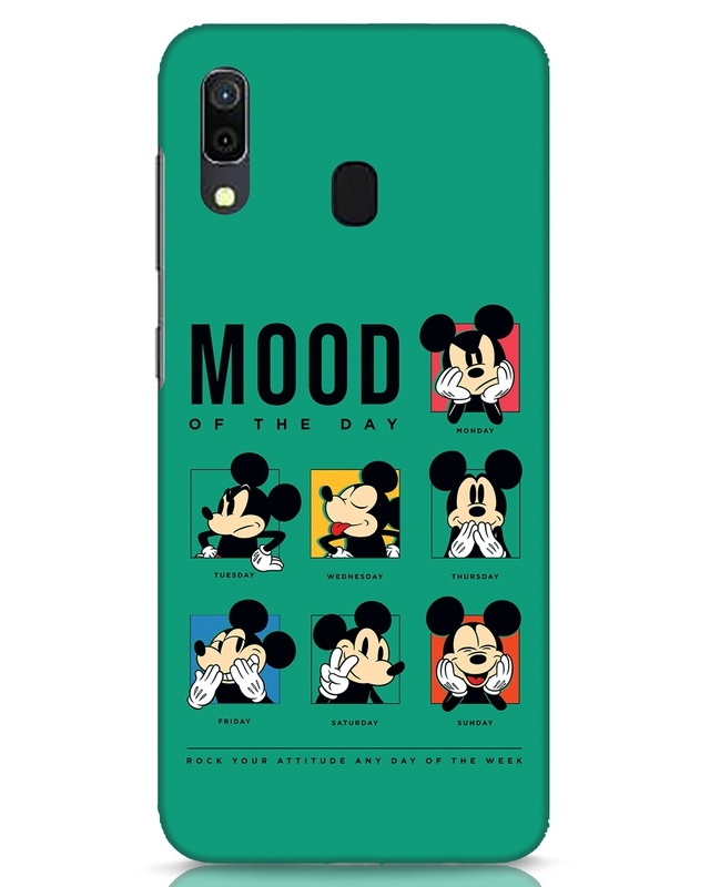 Shop Mickey Moods Designer Hard Cover for Samsung Galaxy A30-Front