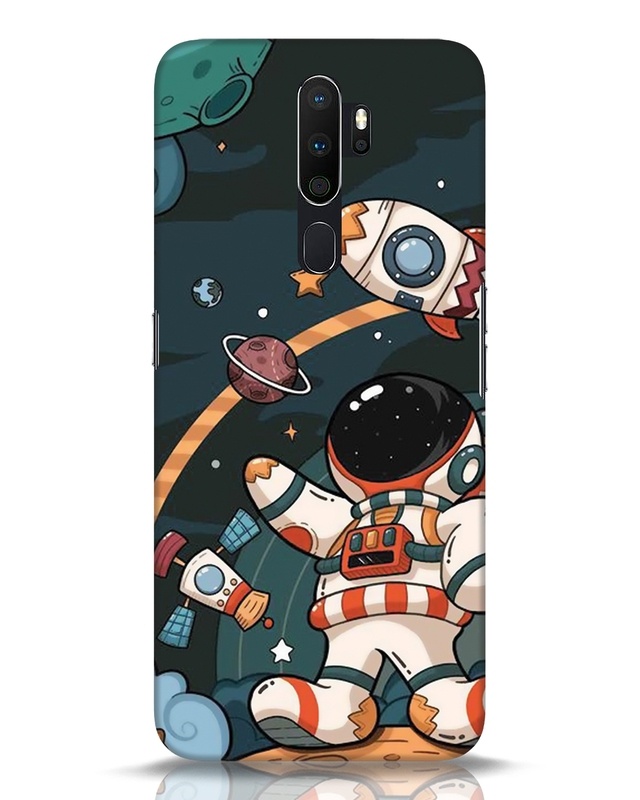 Shop Mind In Space Designer Hard Cover for Oppo A5 2020-Front