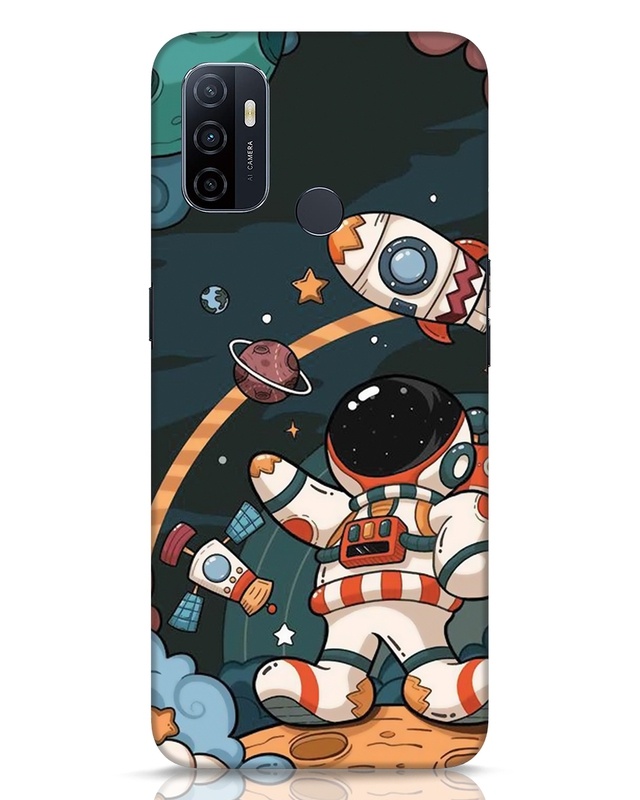 Shop Mind In Space Designer Hard Cover for Oppo A53-Front