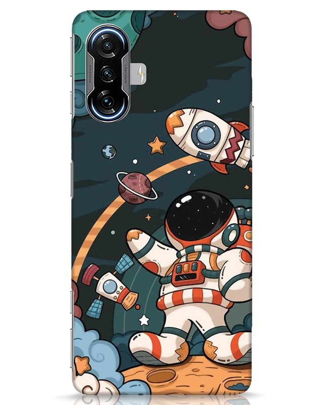 Shop Mind In Space Designer Hard Cover for Xiaomi POCO F3 GT-Front