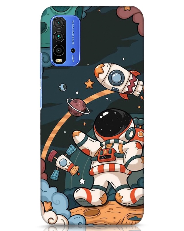 Shop Mind In Space Designer Hard Cover for Xiaomi Redmi 9 Power-Front