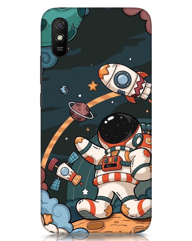 Shop Mind In Space Designer Hard Cover for Xiaomi Redmi 9A-Front