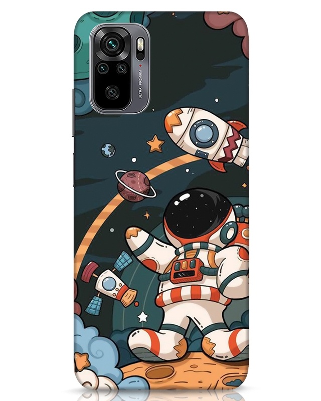 Shop Mind In Space Designer Hard Cover for Xiaomi Redmi Note 10-Front