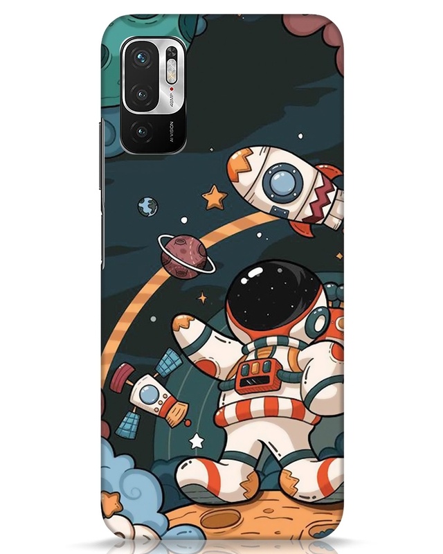 Shop Mind In Space Designer Hard Cover for Xiaomi Redmi Note 10 T-Front