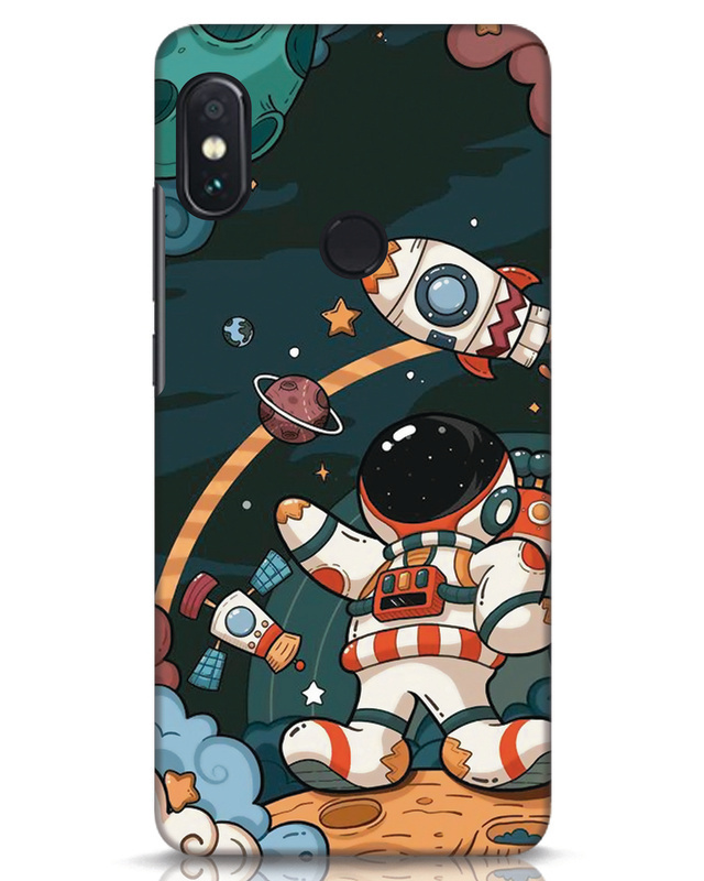 Shop Mind In Space Designer Hard Cover for Xiaomi Redmi Note 5 Pro-Front