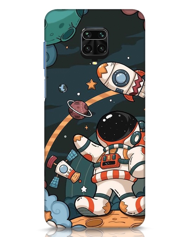 Shop Mind In Space Designer Hard Cover for Xiaomi Redmi Note 9 Pro Max-Front