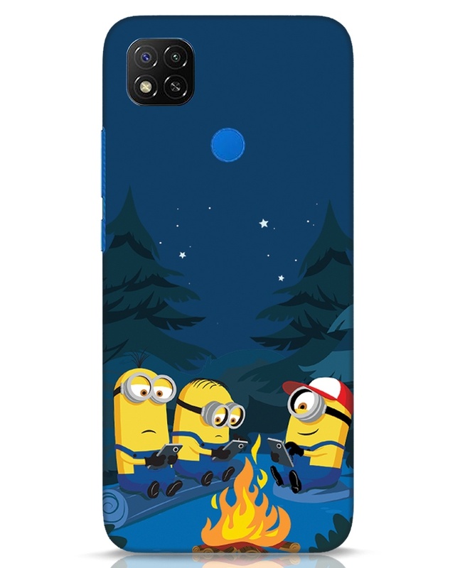 Shop Minion Trekking Designer Hard Cover for Xiaomi Redmi 9-Front