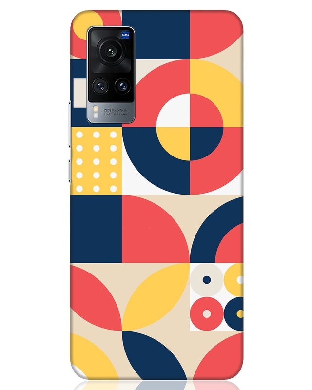 Shop Modern Geometry Designer Hard Cover for Vivo X60-Front