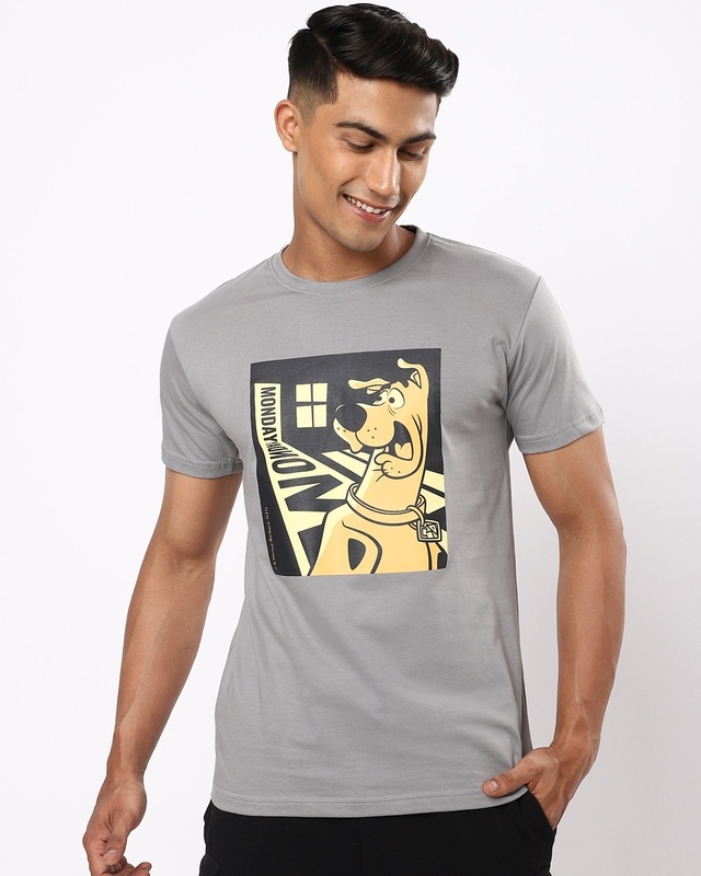 Grey Men's Printed T-Shirts - Buy Grey 