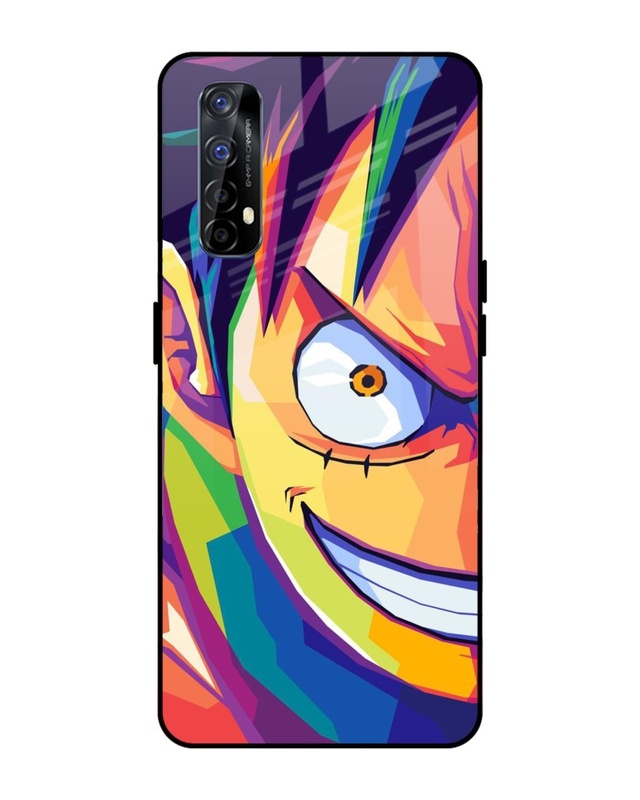 Shop Monkey Wpap Pop Art Premium Glass Case for Realme Narzo 20 Pro (Shock Proof, Scratch Resistant)-Front
