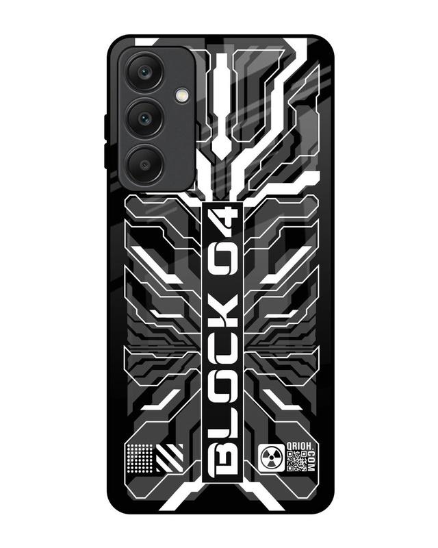 Monochrome Magic Premium Glass Cover for Samsung Galaxy A25 5G(Shock Proof, Scratch Resistant)
