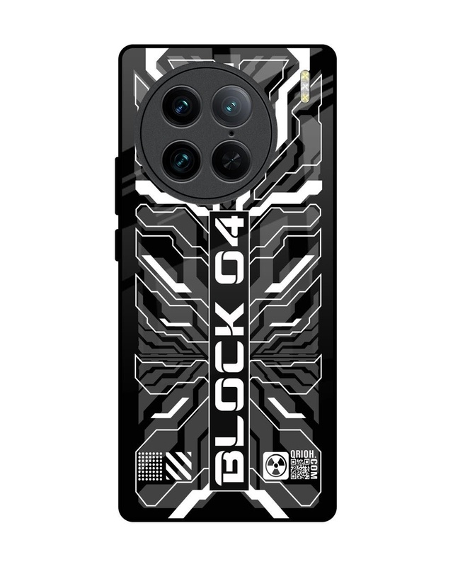 Monochrome Magic Premium Glass Cover for Vivo X90 Pro 5G(Shock Proof, Scratch Resistant)