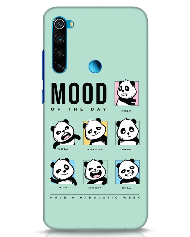 Shop Moody Panda Designer Hard Cover for Xiaomi Redmi Note 8-Front