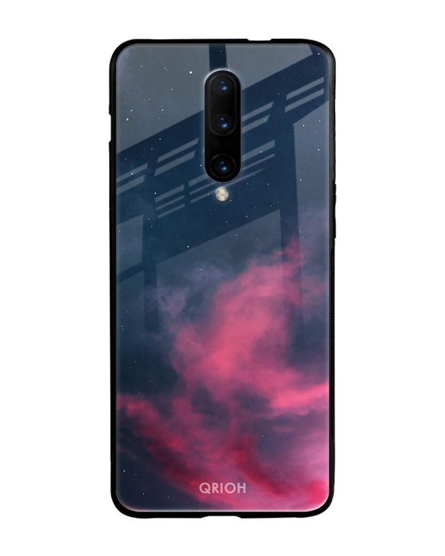 Shop Moon Night Printed Premium Glass Cover For OnePlus 7 Pro (Impact Resistant, Matte Finish)-Front