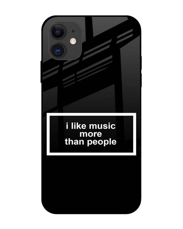 Shop Music Lover Premium Glass Case for Apple iPhone 12 mini (Shock Proof, Scratch Resistant)-Front