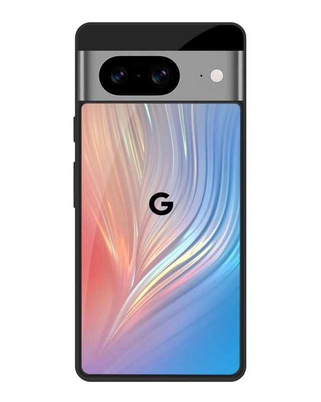 Mystic Aurora Premium Glass Case for Google Pixel 8(Shock Proof, Scratch Resistant)