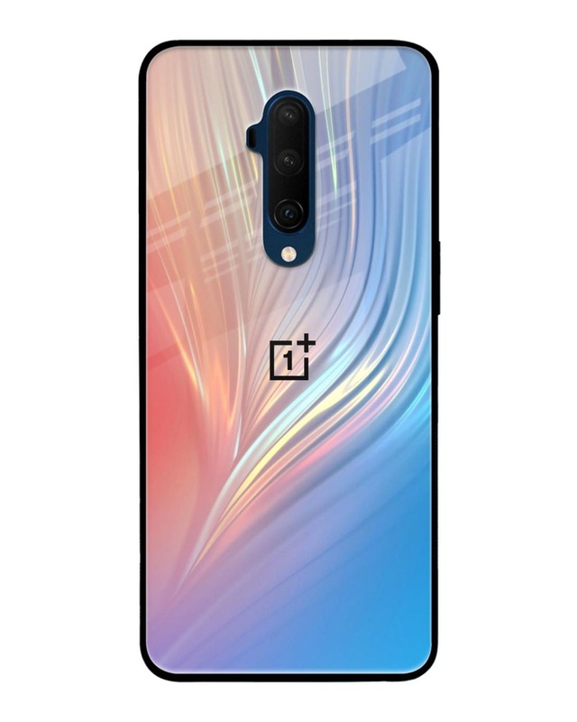 Shop Mystic Aurora Premium Glass Case for OnePlus 7T Pro(Shock Proof, Scratch Resistant)-Front