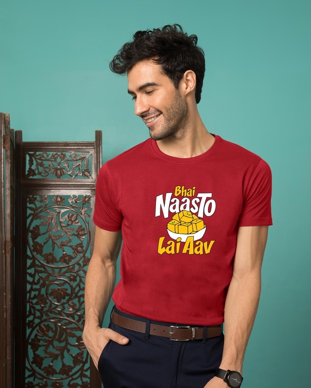 Shop Naasto Half Sleeve T-Shirt-Front