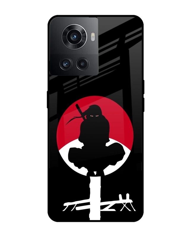 Shop Naruto Illustration Premium Glass Case for Oneplus 10R 5G (Shock Proof,Scratch Resistant)-Front
