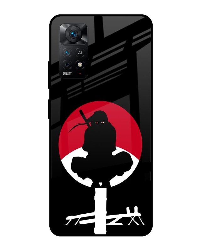 Naruto Illustration Premium Glass Case for Redmi Note 11 Pro (Shock Proof,Scratch Resistant)