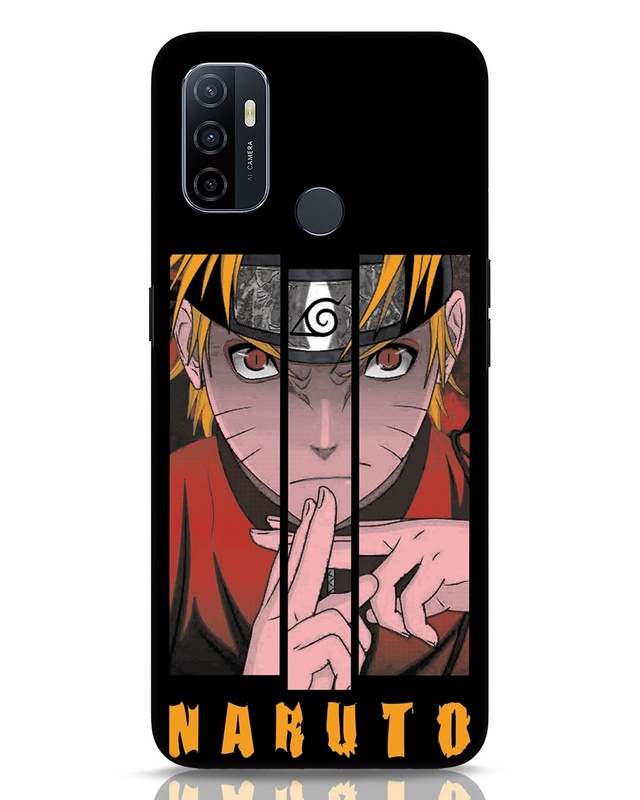 Shop Naruto Jutsu Designer Hard Cover for Oppo A53-Front