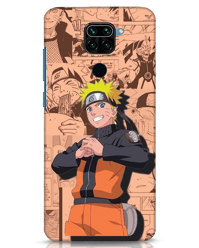 Shop Naruto Manga Designer Hard Cover for Xiaomi Redmi Note 9-Front
