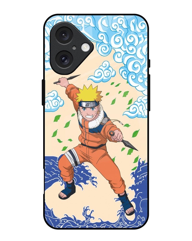 Naruto Wave Premium Glass Cover for Apple iPhone 16