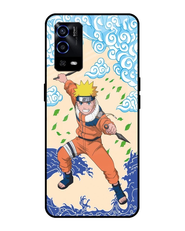 Naruto Wave Premium Glass Cover for Oppo A55