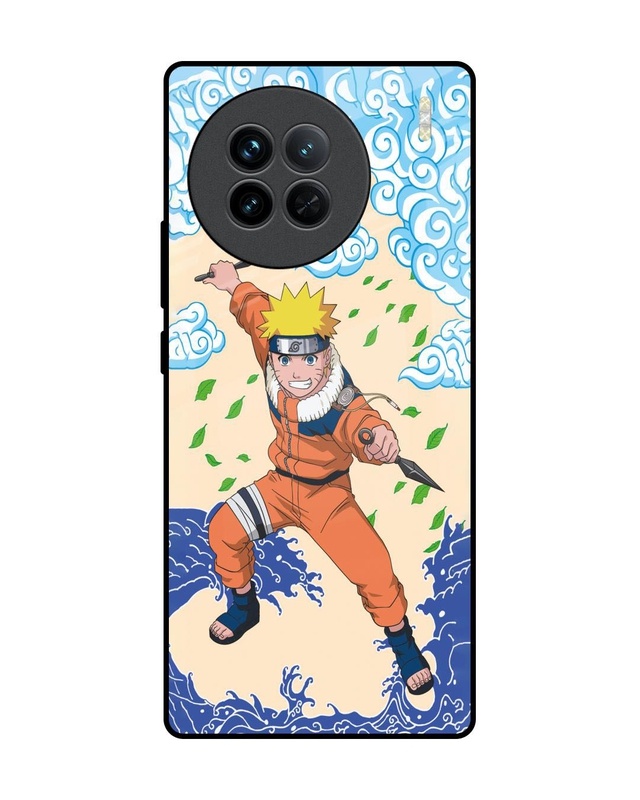 Naruto Wave Premium Glass Cover for Vivo X90 5G