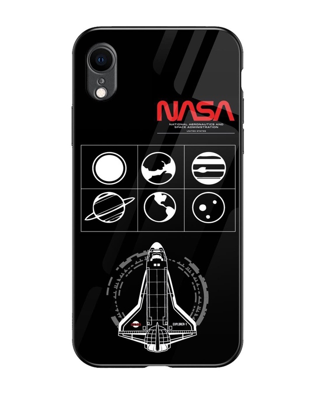 Shop NASA Spacecraft Premium Glass Cover for Apple iPhone XR-Front