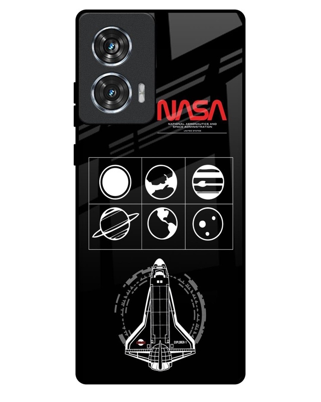Nasa Spacecraft Premium Glass Cover for Motorola Edge 50 Fusion 5G