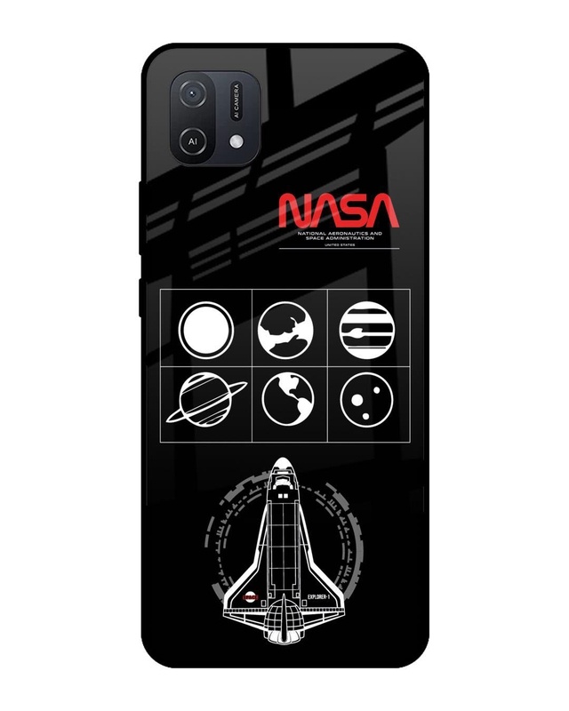 Nasa Spacecraft Premium Glass Cover for Oppo A16K