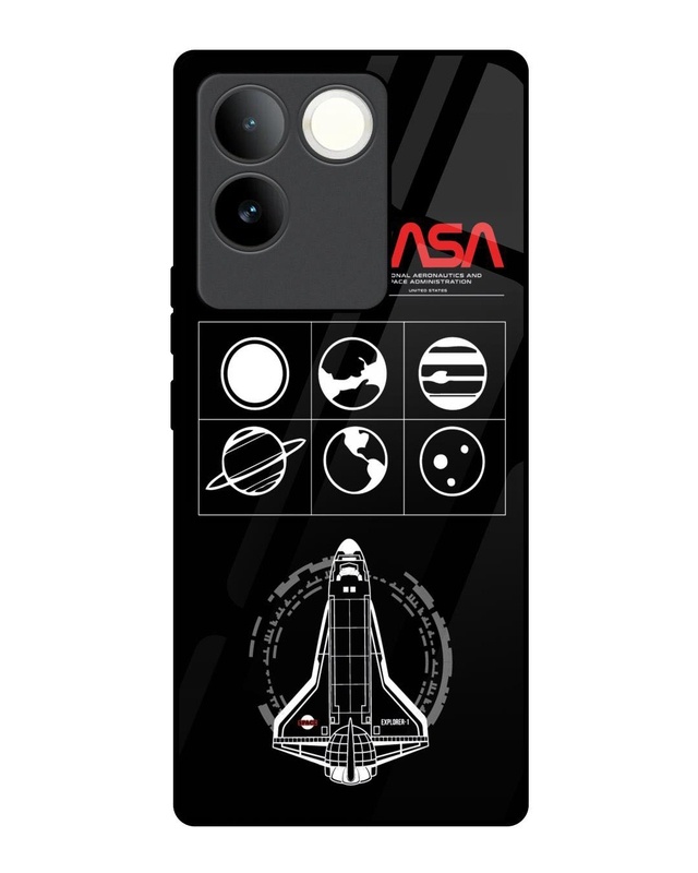NASA Spacecraft Premium Glass Cover for Vivo T2 Pro