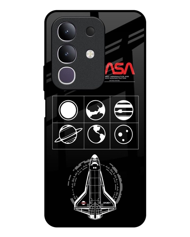 Nasa Spacecraft Premium Glass Cover for Vivo T4x 5G