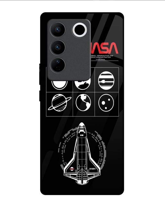 NASA Spacecraft Premium Glass Cover for Vivo V27 5G
