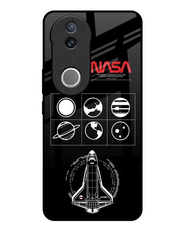 Nasa Spacecraft Premium Glass Cover for Vivo V50e 5G