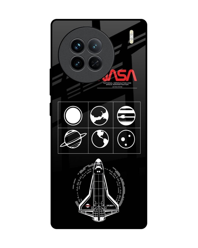 Nasa Spacecraft Premium Glass Cover for Vivo X90 5G