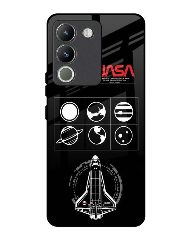 Nasa Spacecraft Premium Glass Cover for Vivo Y200 5G