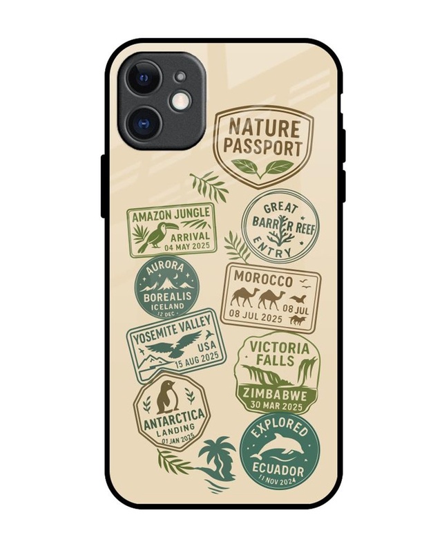 Shop Nature Premium Glass Cover for Apple iPhone 11-Front