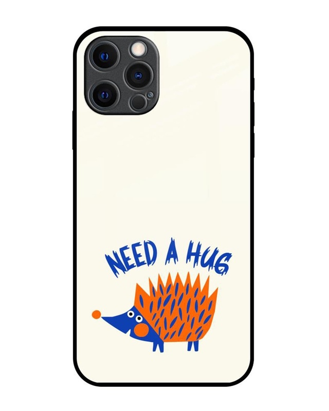 Shop Need A Hug Premium Glass Cover for Apple iPhone 12 Pro Max-Front