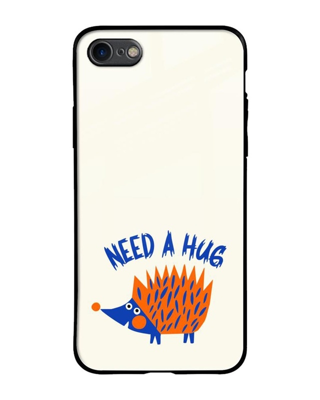 Need A Hug Premium Glass Cover for Apple iPhone 7