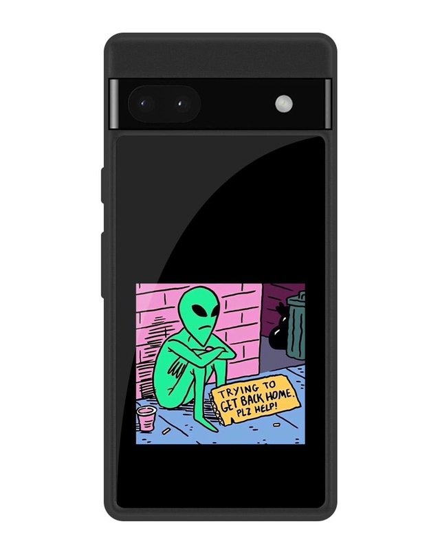 Shop Needy Alien Premium Glass Cover for Google Pixel 6a (Shock Proof, Scratch Resistant)-Front