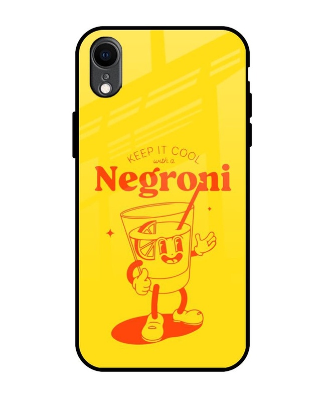 Shop Negroni Premium Glass Cover for Apple iPhone XR-Front