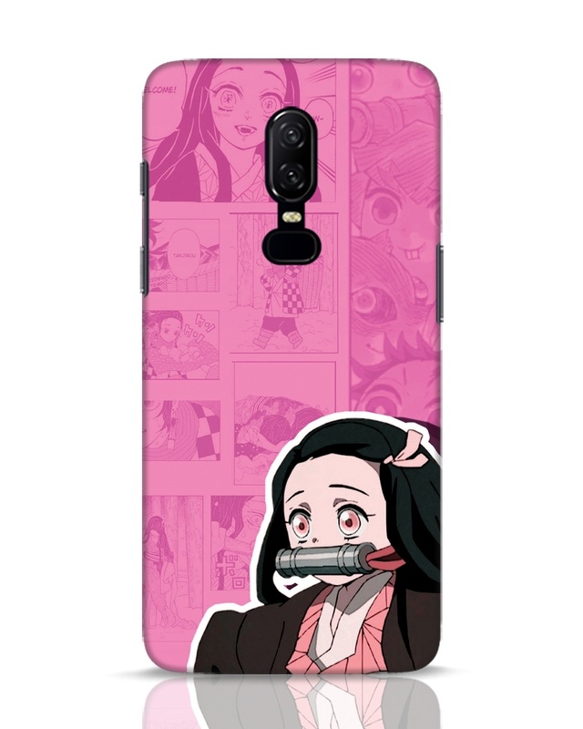 Shop Nezuko Designer Hard Cover for OnePlus 6-Front