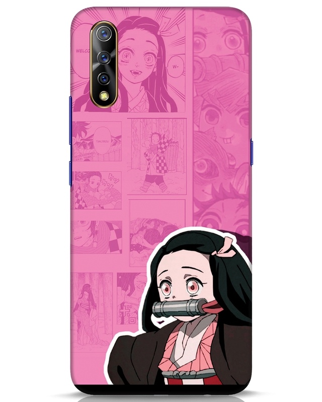 Shop Nezuko Designer Hard Cover for Vivo S1-Front