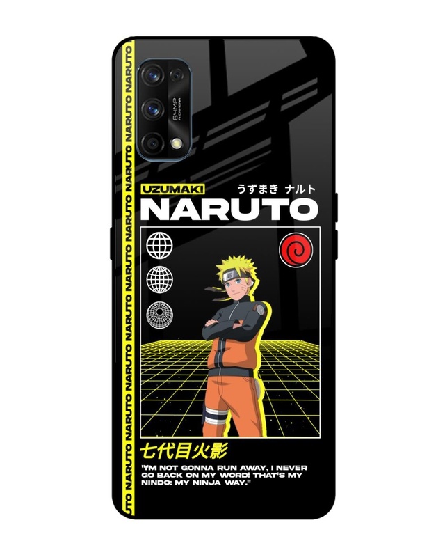 Shop Ninja Way Premium Glass Case for Realme 7 pro (Shock Proof, Scratch Resistant)-Front