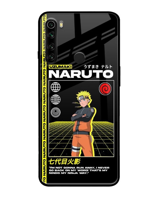 Shop Ninja Way Premium Glass Case for Redmi Note 8 (Shock Proof,Scratch Resistant)-Front